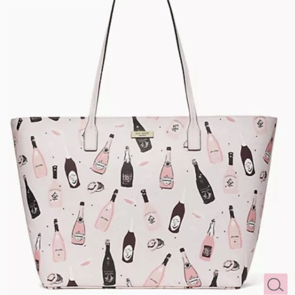 Kate Spade Champagne Margarita tote. NWT. Still have bag. Super cute!! - Picture 5 of 7